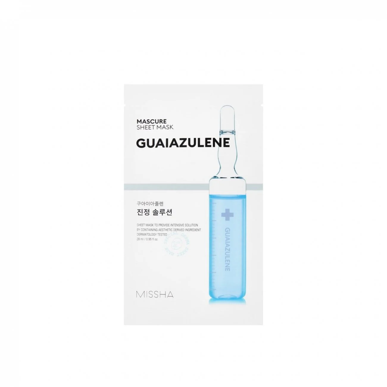 Missha Mascure Calming Solution Sheet Mask (Guaiazulene)