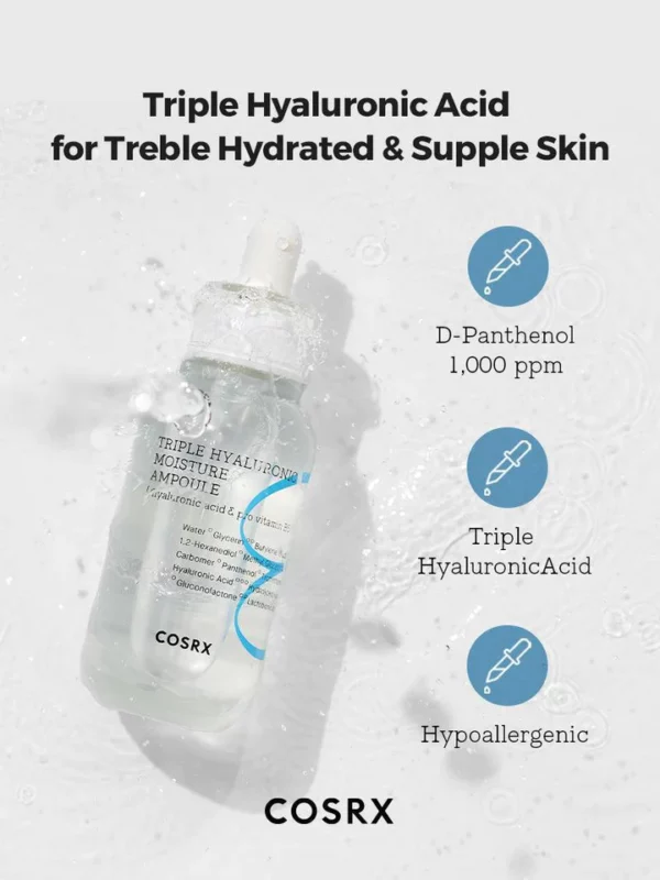 COSRX Hydrium Triple Hyaluronic Moisture Ampoule 40ml