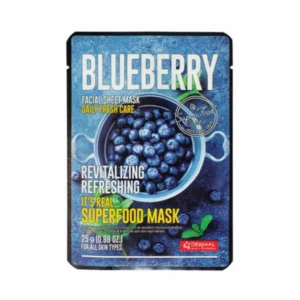Dermal It's Real Superfood Mask [BLUEBERRY]