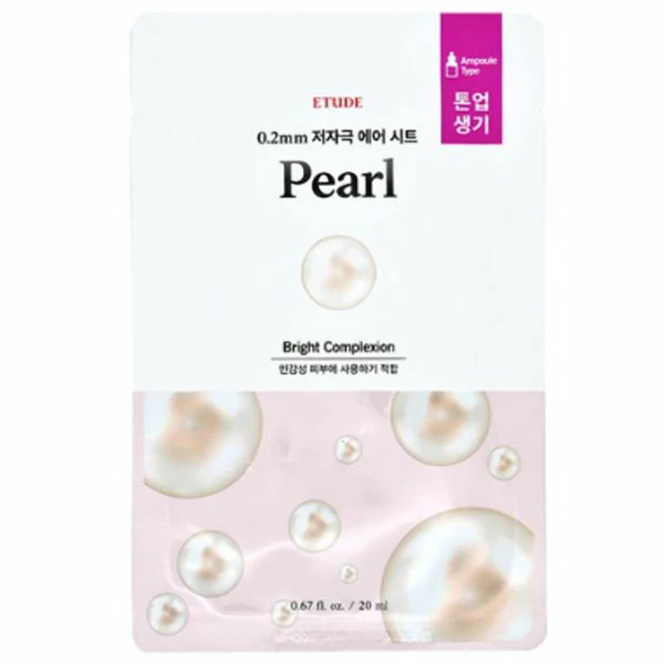 Etude House 0.2 Air Mask- Pearl 20ml [Bright Complexion]NEW