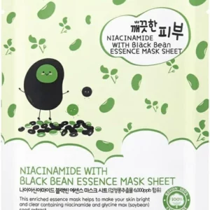 Esfolio Pure Skin Niacinamide Black Bean Essence Mask Sheet 25Ml
