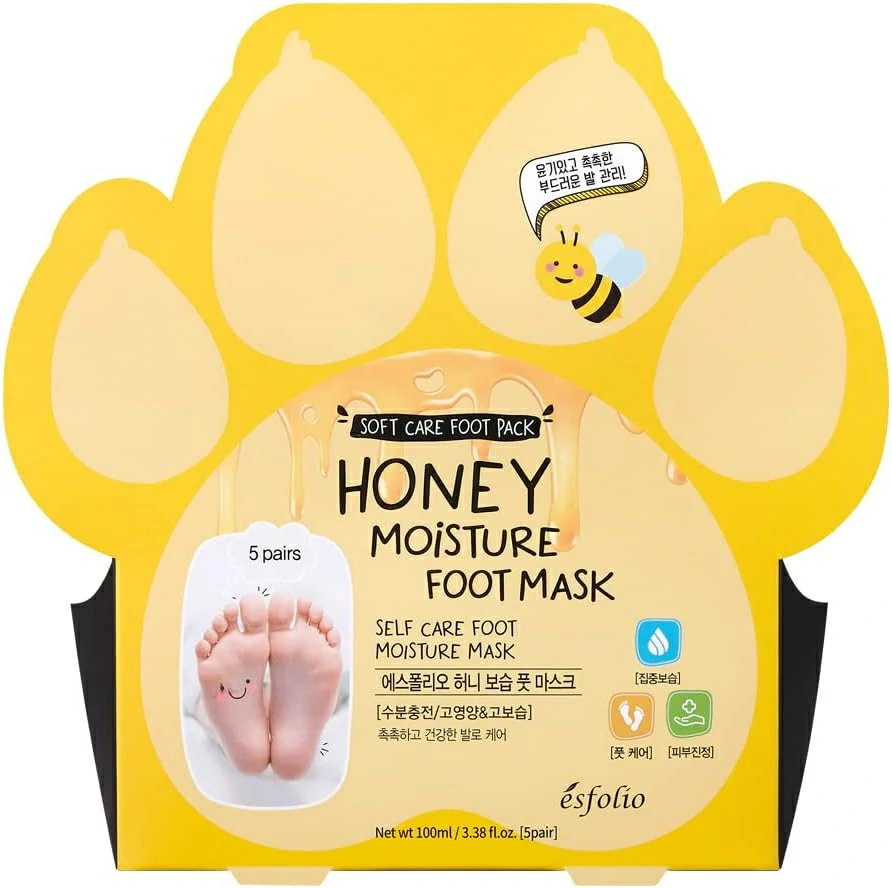 Esfolio Honey Moisture Foot Mask 18 Ml/5Pair