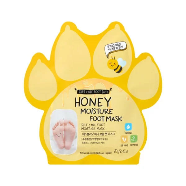 Esfolio Honey Moisture Foot Mask 18 Ml/5Pair Esfolio Honey Moisture Foot Mask 18 Ml/5Pair