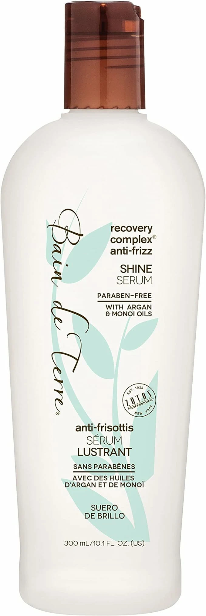 Bain De Terre Recovery Complex Anti-Fizz Shine 300Ml Hair Serum (Unisex)