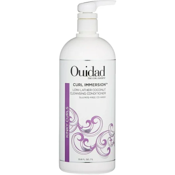 Ouidad Curl Immersion Low-Lather Coconut Cleansing  1000Ml Hair Conditioner (Unisex)