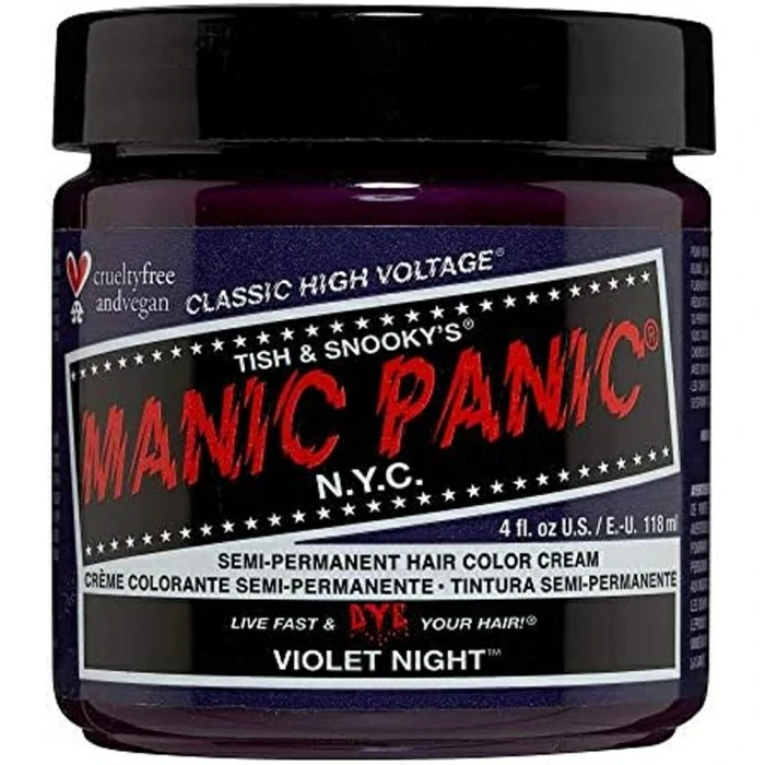 Manic Panic Permanent Violet Night 118Ml Hair Color Cream (Unisex)
