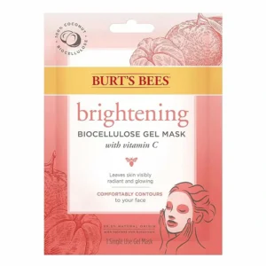 Burts Bees Brightening Biocellulose Gel  1Pc Face Mask (Womens)