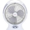 Olsenmark Desktop Rechargeable Fan with LED,  OMF1579