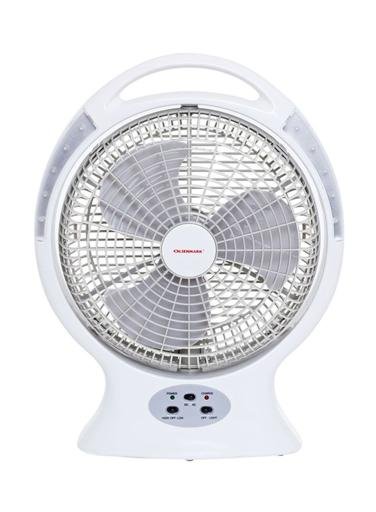 Olsenmark Desktop Rechargeable Fan with LED,  OMF1579