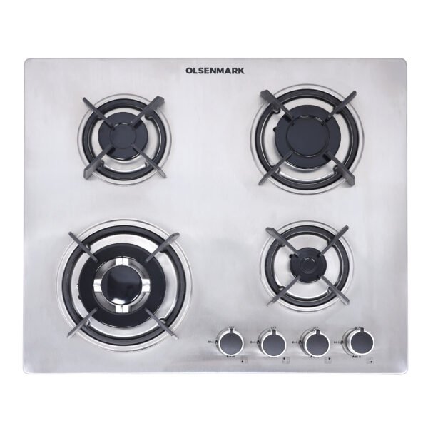 Olsenmark  Highly Durable Stainless Steel 2 In 1 Built in Gas Hob  -OMCH1824