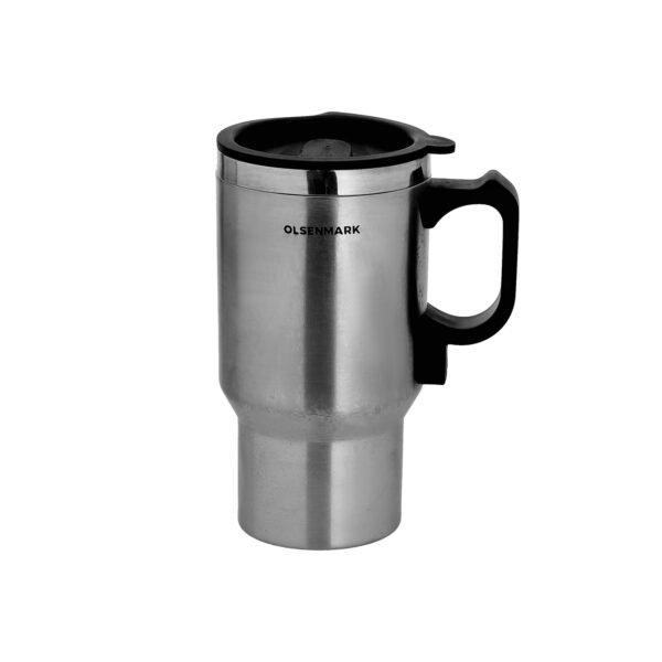 Olsenmark  Car Electric Travel Mug, 0.5L Stainless Steel Mug - OMCK2482