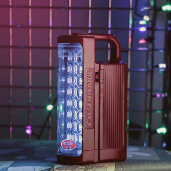 Olsenmark Rechargeable LED Lantern with Flashlight, OMEFL2804