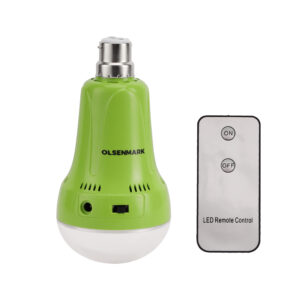 Olsenmark Rechargeable Led Bulb with Remote- OMESL2796