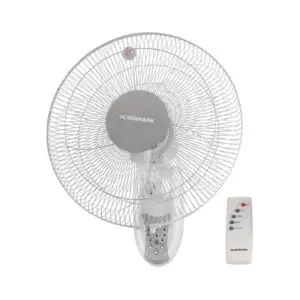 Olsenmark Wall Fan with Remote, 16"- 3 Speed Setting -OMF1702