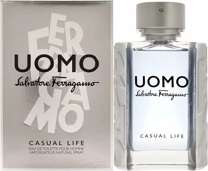 Salvatore Ferragamo Uomo Casual Life  Edt 100Ml (Mens)