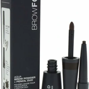 Lashfood Browfood Aqua Brow Powder And Pencil Duo Dark Brunette  0.035Oz Eyebrow Pencil (Womens)
