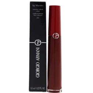 Giorgio Armani Lip Maestro Intense Velvet Color # 201 Dark Velvet  0.22Oz Lipstick (Womens)