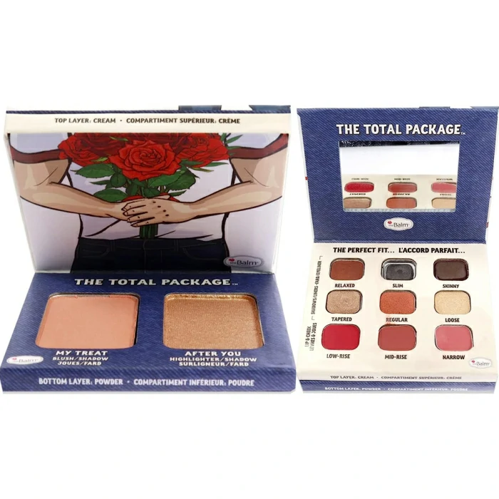The Balm The Total Package Denim-Boyfriend Material  1Pc Face Palette (Womens)