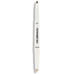 Mcobeauty Duo Brow Crayon + Highlighter Dark Brown  0.02Oz Eyebrow Pencil (Womens)