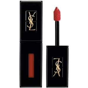 YSL Rouge Pur Couture Vernis A Levres Glossy Stain # 13 Rose Tempura  0.2Oz Lip Gloss (Womens)