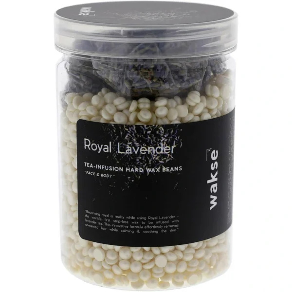 Wakse Tea Infusion Hard Wax Beans Royal Lavender  10Oz Body Wax (Unisex)