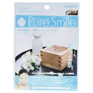 Sun Smile Pure Smile Japanese Sake Essence  0.8Oz Face Mask (Unisex)
