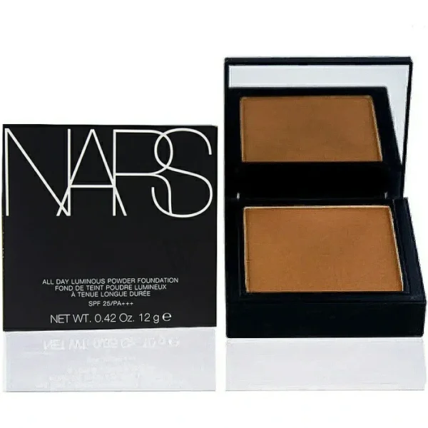 Nars All Day Luminous # 4 Med/Dark Macao  10G Powder Foundation (Womens)