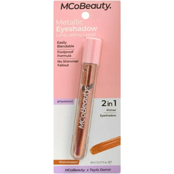 Mcobeauty Metallic Eyeshadow Long Lasting Showstopper 0.27Oz Liquid Eyeshadow (Womens) Mcobeauty Metallic Eyeshadow Long Lasting Showstopper 0.27Oz Liquid Eyeshadow (Womens)