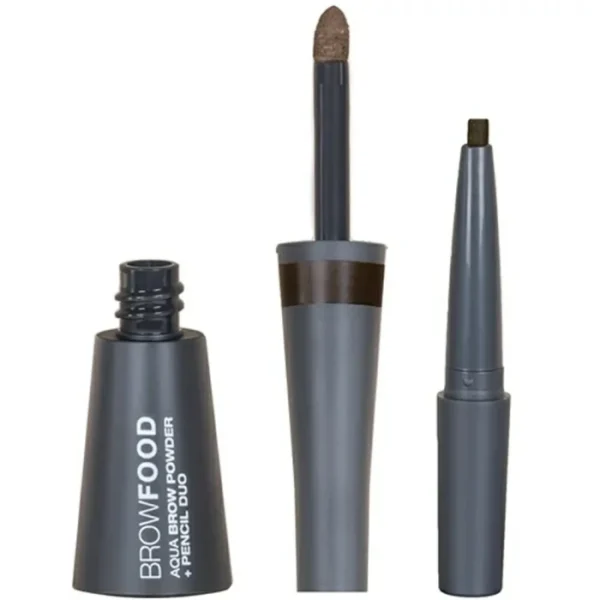 Lashfood Browfood Aqua Brow Powder And Pencil Duo Taupe  0.035Oz Eyebrow Pencil (Womens)