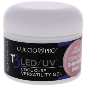 Cuccio Pro T3 Cool Cure Versatility Self Leveling Opaque Shimmer Pink  1Oz Nail Gel (Womens)