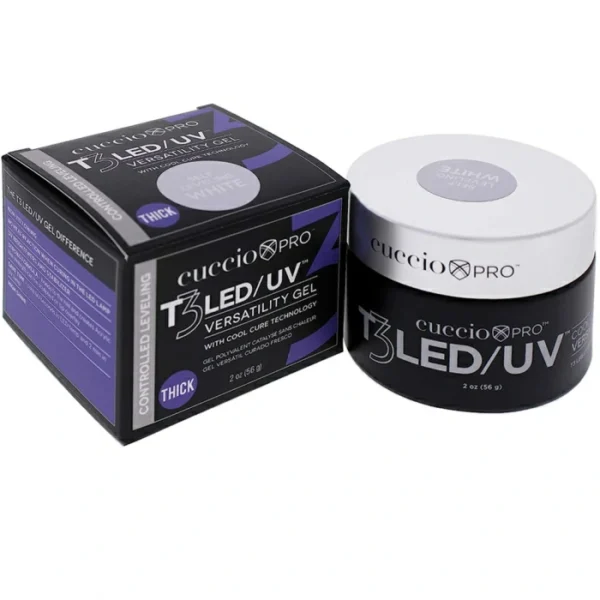 Cuccio Pro T3 Cool Cure Versatility Controlled Leveling White  2Oz Nail Gel (Womens)