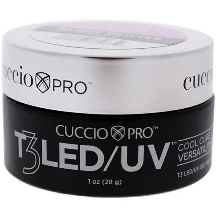 Cuccio Pro T3 Cool Cure Versatility Barbie Glitter  1Oz Nail Gel (Womens)