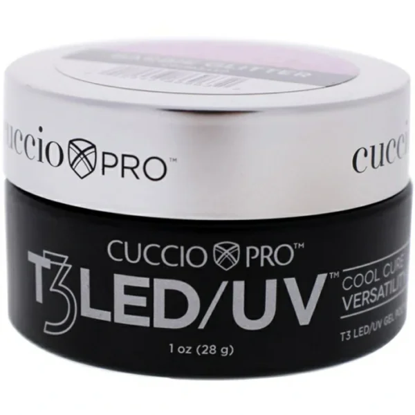 Cuccio Pro T3 Cool Cure Versatility Barbie Glitter  1Oz Nail Gel (Womens)