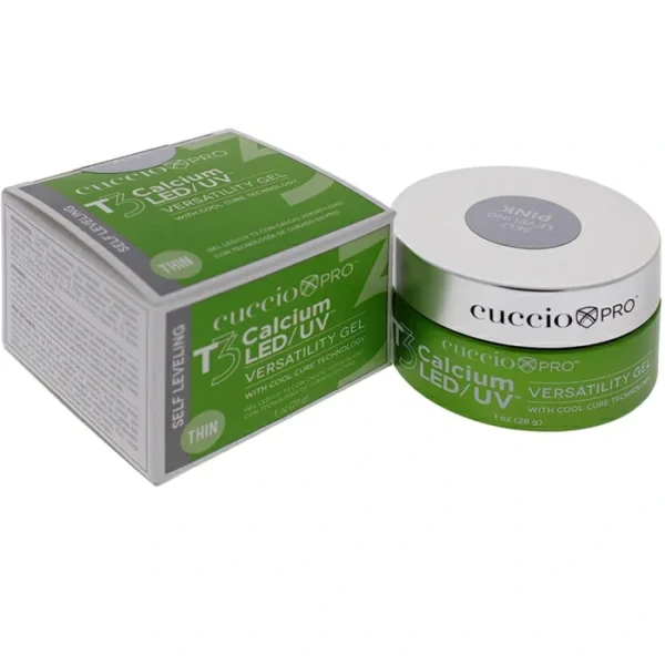 Cuccio Pro T3 Calcium Versatility Self Leveling Pink  1Oz Nail Gel (Womens)