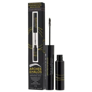 Arches And Halos Water Resistant Microfiber Tinted Dark Brown  3Ml Eyebrow Mousse (Womens)