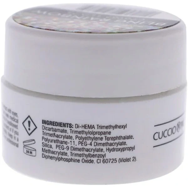 Cuccio Pro T3 Self Leveling Sparkle Gel Bling Rainbow  0.25Oz Nail Gel (Womens)