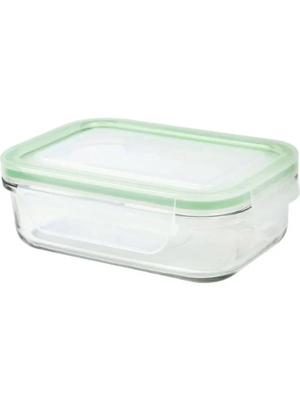 Glass Food Container With Lock Lid 1040Ml