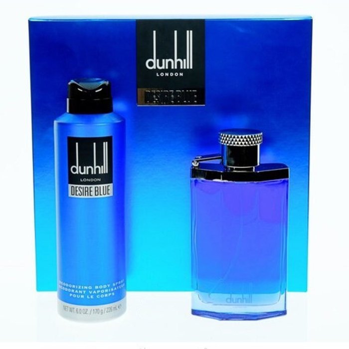 Dunhill Desire Blue Set Edt 100Ml + Body Spray 226Ml (Mens)
