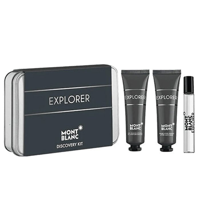 Mont Blanc Explorer  Discovery Kit Set Edp 7.5Ml + Sg 30Ml+ Asb 30Ml (Mens)