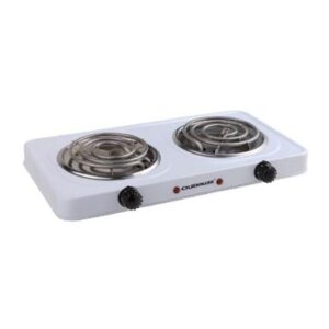 Olsenmark Double Spiral Hot Electric Plate for  Precise Table Top Cooking OMHP2244