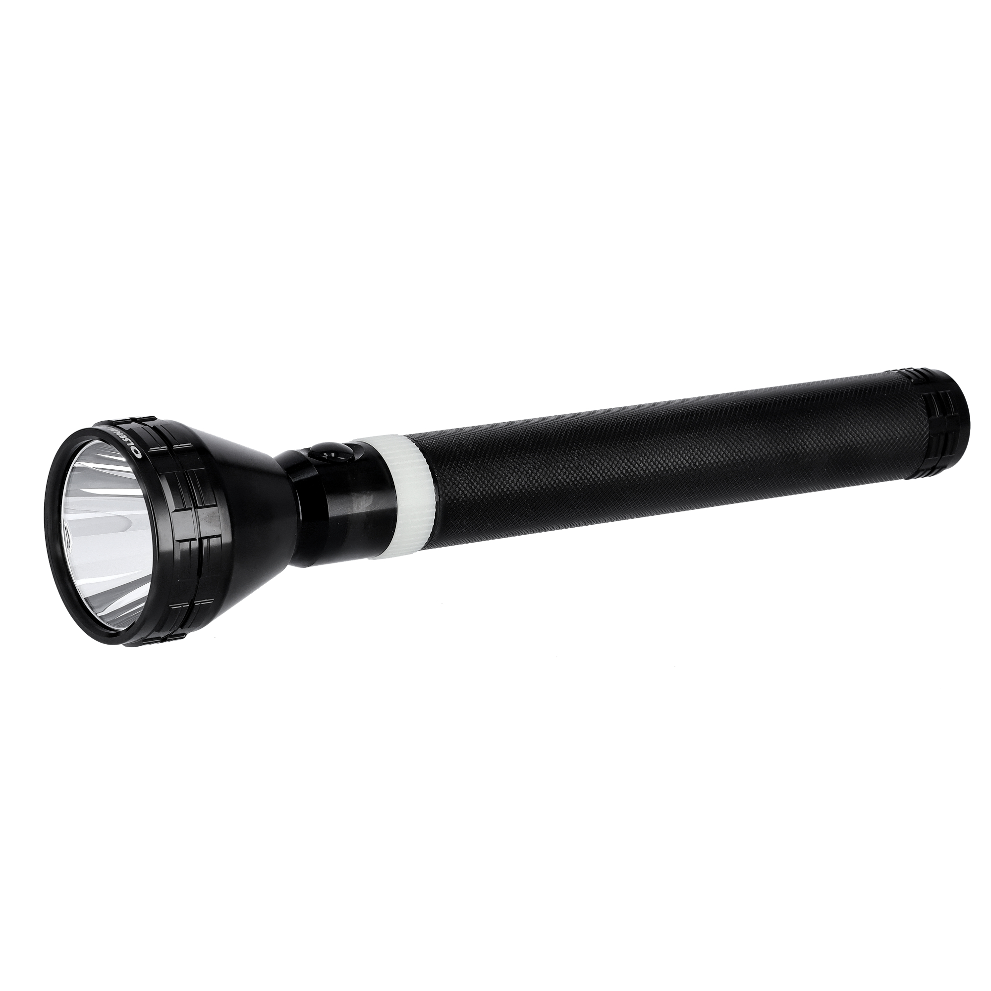 Olsenmark Rechargeable LED Flashlight with Night Glow 356MM - OMFL2610
