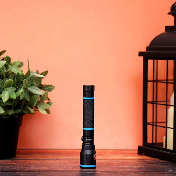 Olsenmark  Rechargeable LED Water Proof Flashlight, 152 MM - OMFL2657