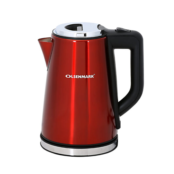 Olsenmark Electric Stainless Steel Kettle, 1.7L - Cordless Kettle - OMK2147 Olsenmark Electric Stainless Steel Kettle, 1.7L - Cordless Kettle - OMK2147