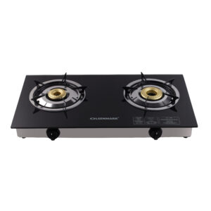 Olsenmark Gas Cooker | Dual Burners with Tempered Glass Panel-OMK2317