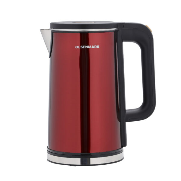 Olsenmark Electric Kettle Double Wall Cool Touch Body 1.8L - OMK2483