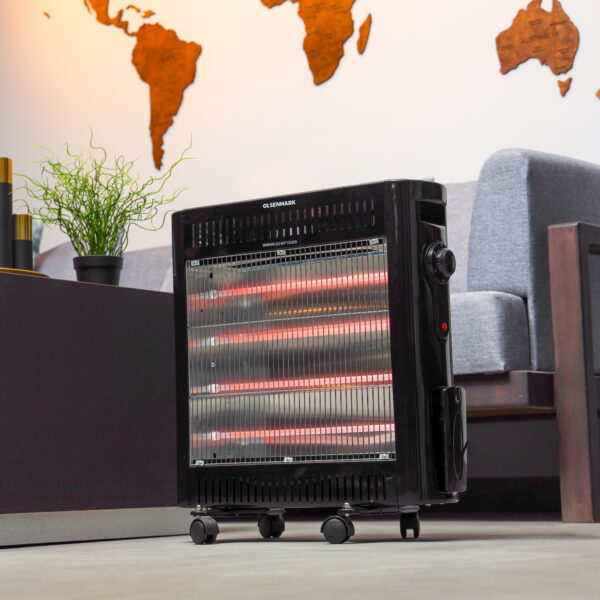 Olsenmark Quartz Heater With 2000W Power- OMQH1841