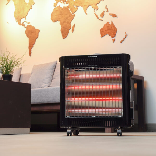 Olsenmark Quartz Heater With 2000W Power- OMQH1841