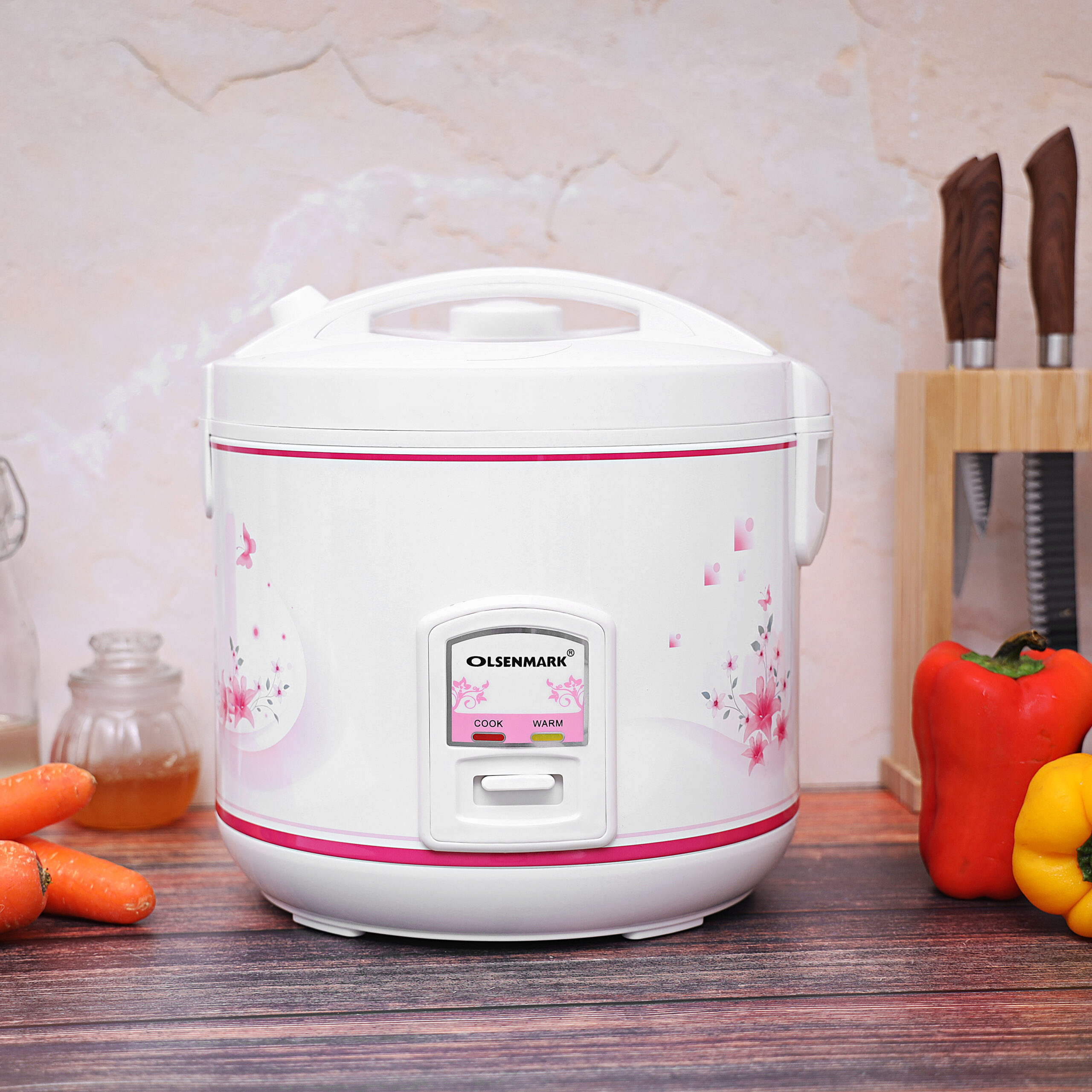 Olsenmark Rice Cooker 3 In 1, 2.2L - OMRC2136