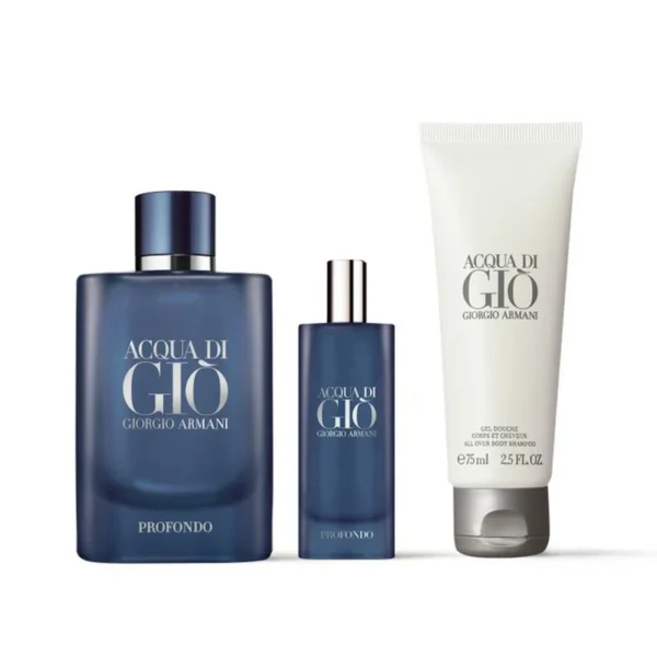 Armani Acqua Di Gio Profondo M Edp 125Ml Set Armani Acqua Di Gio Profondo M Edp 125Ml Set