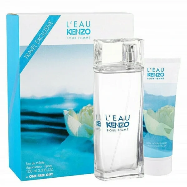 Kenzo L'Eau Kenzo Pour Femme  Set Edt 100Ml + Body Gel 75Ml (Womens)